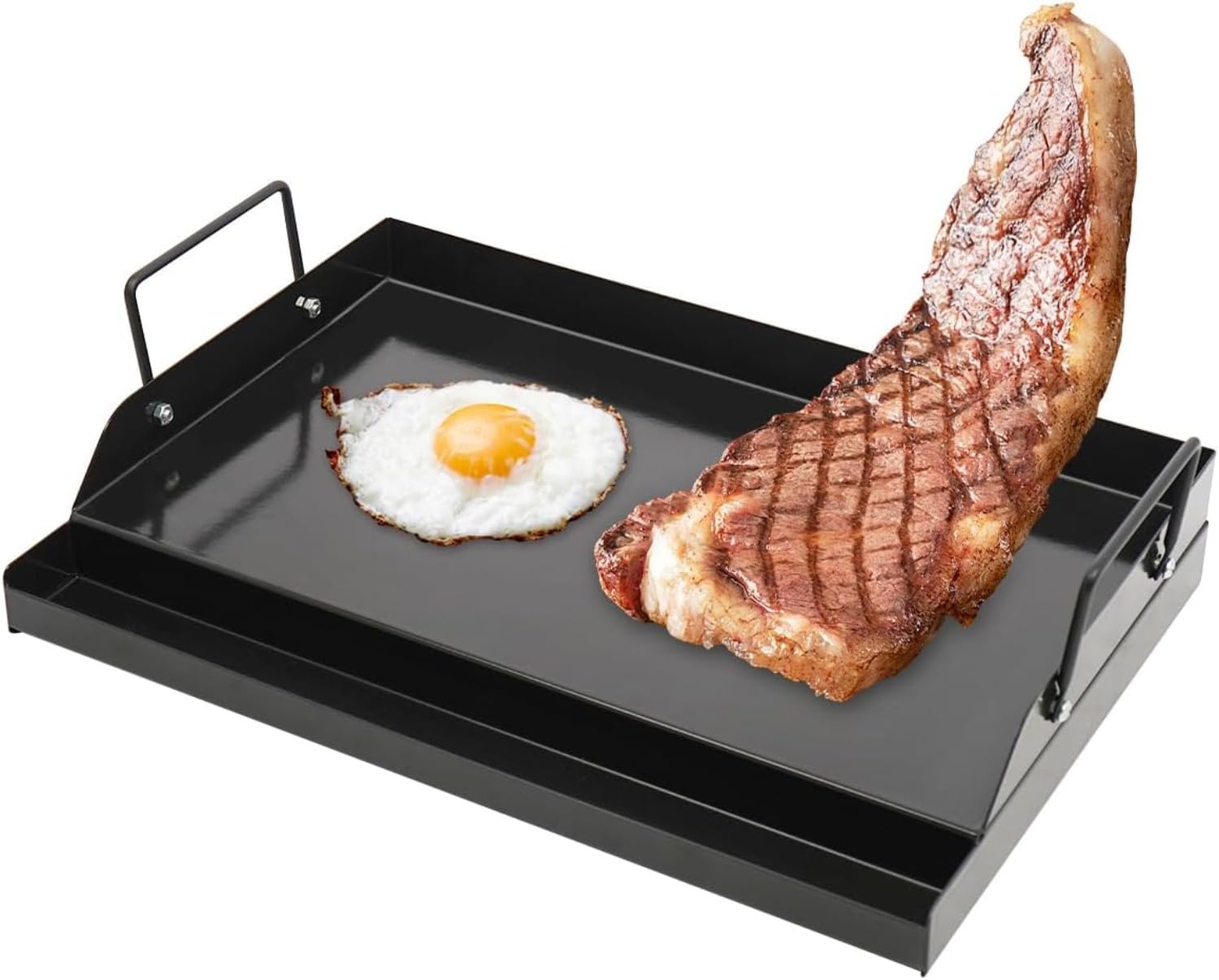 Camping Cooking Flat Top - Panggangan Besi Cor Anti Lengket 18