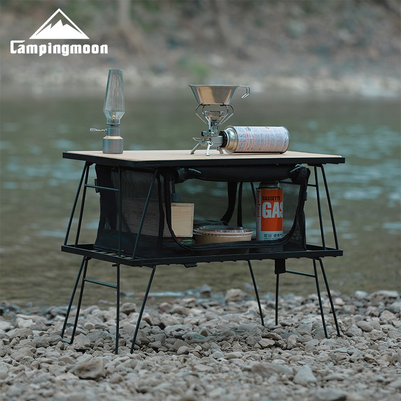 Camping Cooking Table - CAMPINGMOON T230 Rak Penyimpanan Peralatan Serbaguna,