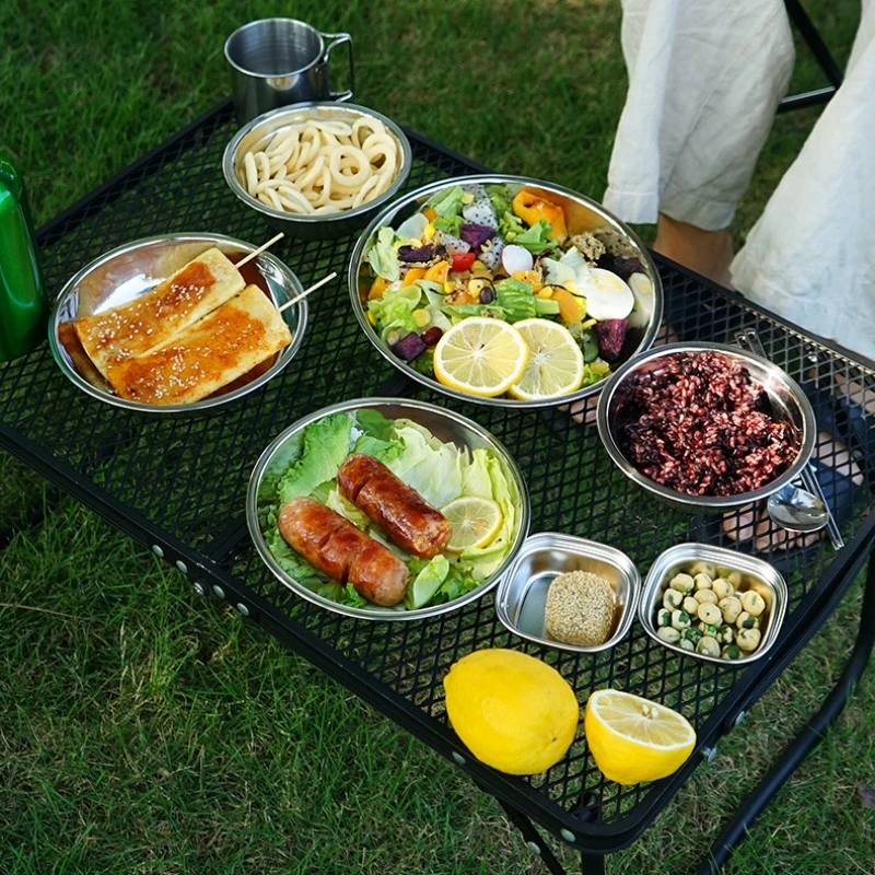 Piring makan portabel, kemah S - Camping Cooking Dining Set ulasan dan harga