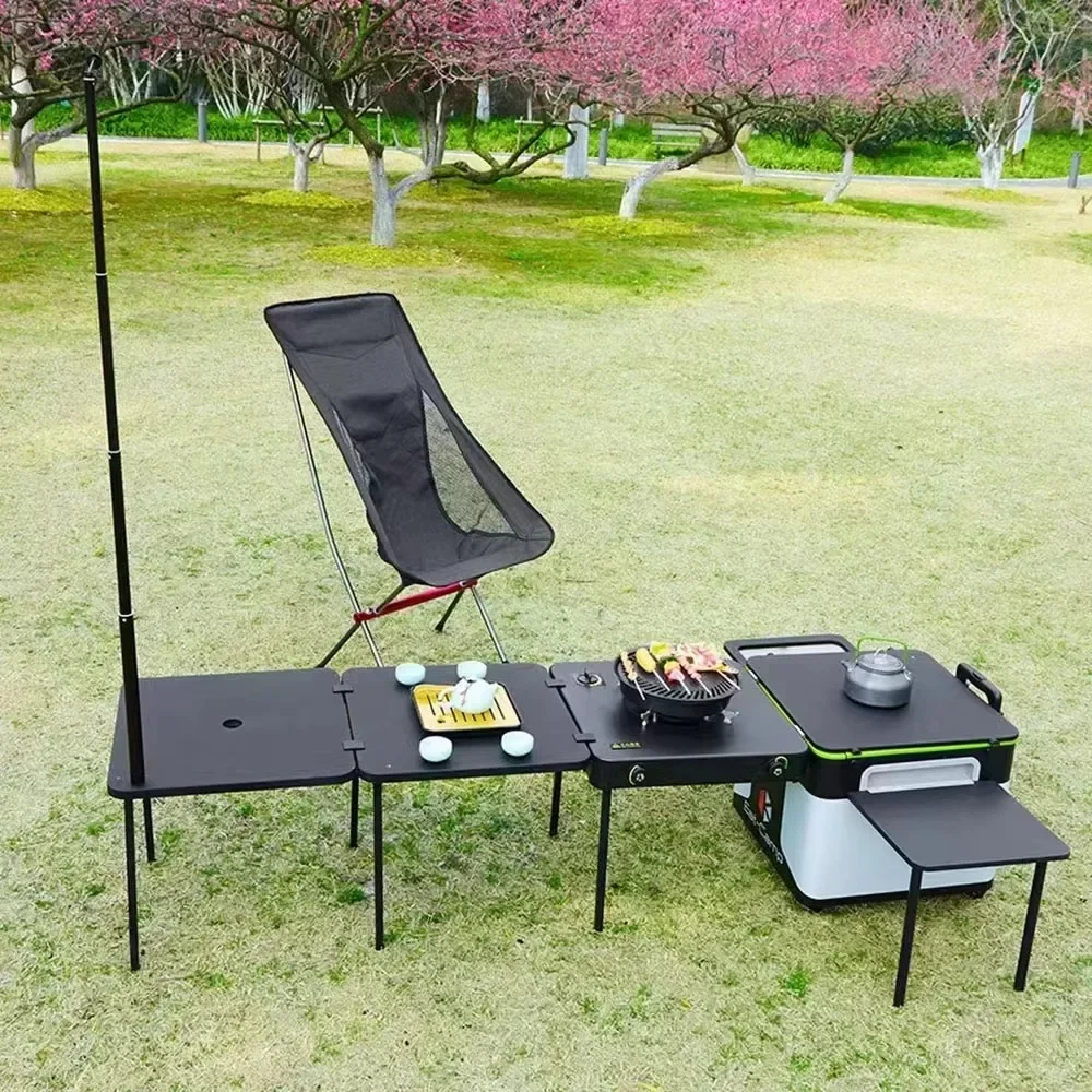 JWQ-007 Kotak Dapur Camping Lu - Quality Camping Cooking Set ulasan dan harga