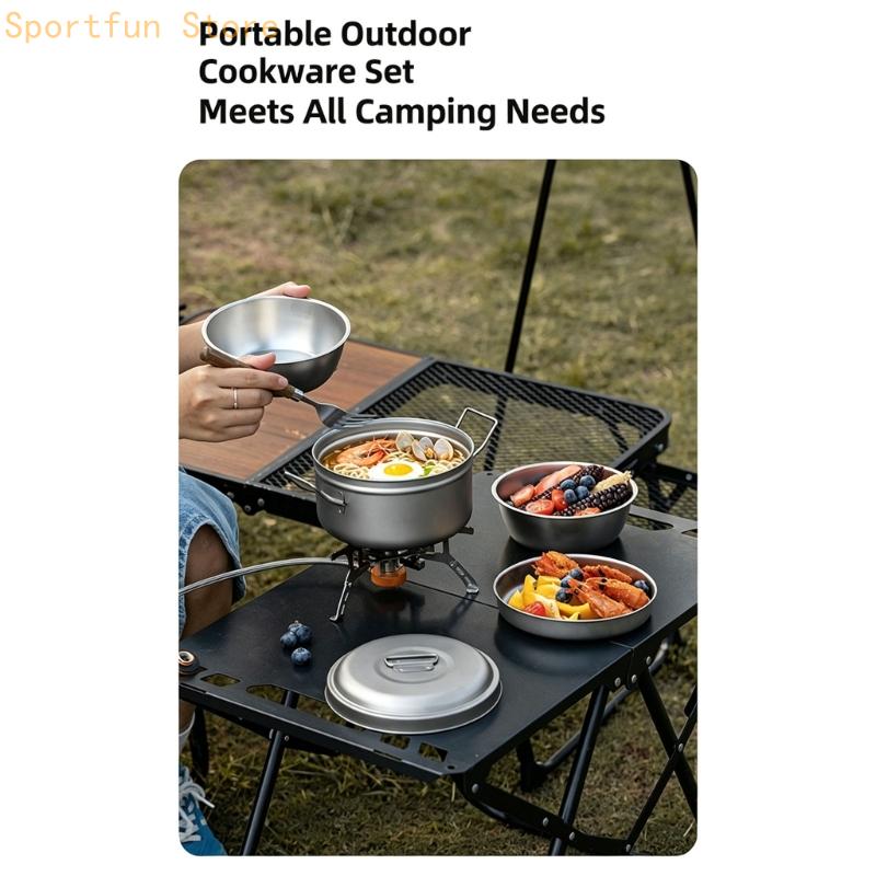 Grup Peralatan Masak Makanan P - Camping Cooking Dining Set ulasan dan harga