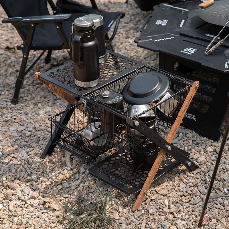 Keranjang Meja Lipat Portabel  - Camping Cooking Table ulasan dan harga
