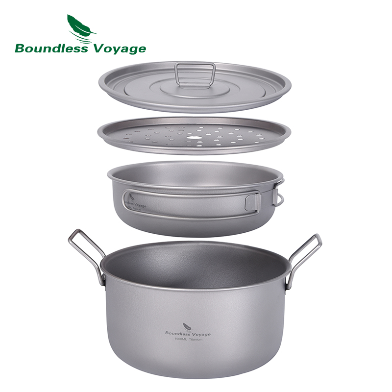 Boundless Voyage panci masak b - Camping Hiking Cooking ulasan dan harga